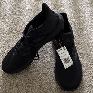 Adidas Triple Black Athletic Sneakers